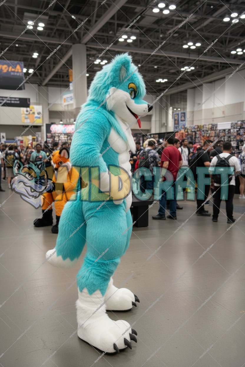 Gallery thumbnail 3: Custom Wolf Fursuit Commissioned (Side). My Wild Craft - www.mywildcraft.com