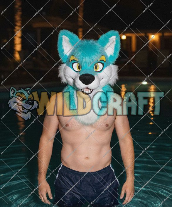 Gallery thumbnail 4: Custom Wolf Fursuit Commissioned (Head Men). My Wild Craft - www.mywildcraft.com